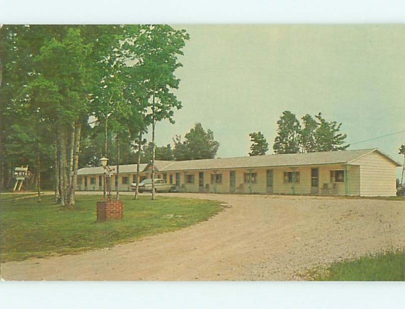 Unused Pre-1980 OLD CARS & SKYLINE MOTEL Epoufette Michigan MI u2987