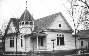 H62/ Windsor Colorado RPPC Postcard c1950s Christian Church Building 102