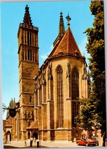 Postcard Germany Rothenburg Church of St. Jacob