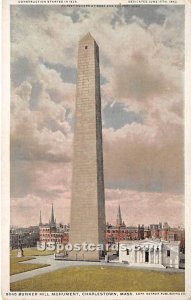 Bunker Hill Monument - Charlestown, Massachusetts MA  