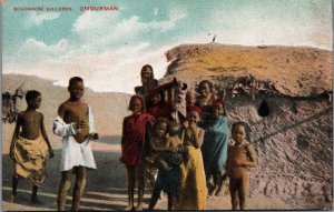 Sudan Soudan Sudanese Children Omdurman Vintage Postcard C038
