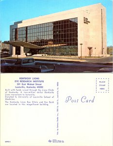 Kentucky Lions Eye Research Institute, Louiseville, Kentucky