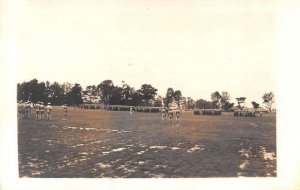 Norfolk Virginia Naval Base Batt. 17 Aug 1940 Real Photo Postcard AA43704