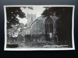 Lincolnshire EPWORTH Parish Church - Old RP Postcard by R.B.& E.D. Richards