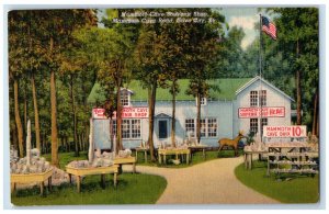 c1950's Mammoth Cave Souvenir Shop Curios Gifts Pennants Cave City KY Postcard