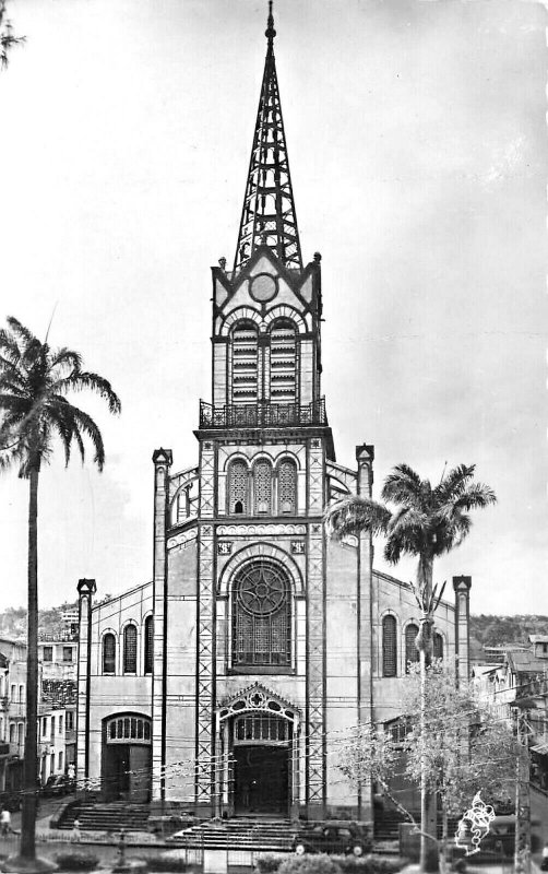 Martinique Fort de France Saint Louis Cathedral Real Photo Postcard