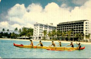 Hawaii Waikiki Outriggers Off Moana Surfrider Hotel