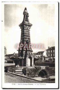 Old Postcard Sainte Anne of Auray La Fontaine