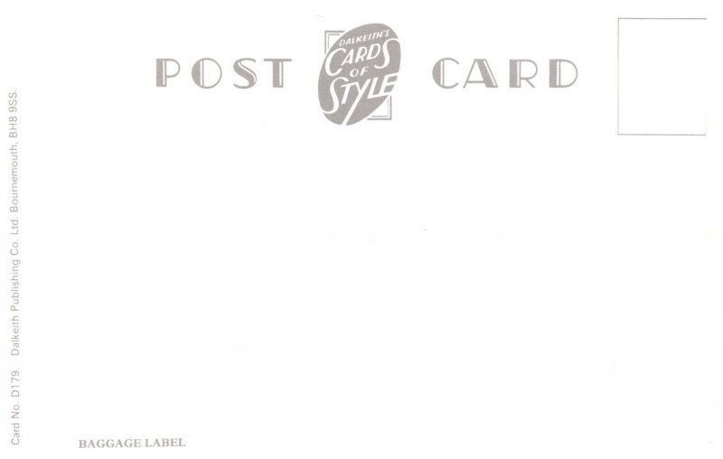 Aviation Postcard - Curtiss Flying Service, Air Baggage (Repro) RS40393