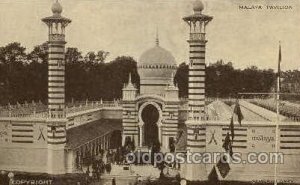 Malaya pavilion, Campbell Gray British Empire Exhibition 1924 Unused 