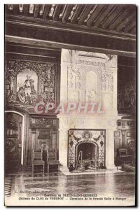 Old Postcard Environs de Nuits Saint Georges Chateau du Clos de Vougeot Chimn...