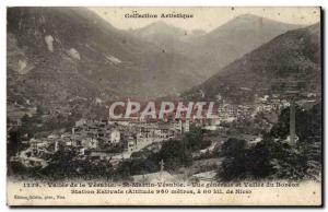 Old Postcard Valley of Vesubie Saint Martin Vesubie General view of the valle...