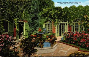 Louisiana New Orleans Little Theatre Courtyard