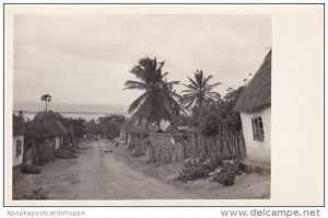 Columbia Village Street Scene Real Photo