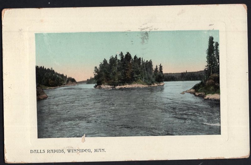 Manitoba WINNIPEG Dalls Rapids - pm1909 - Divided Back