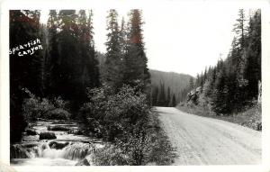 c1940 RPPC Postcard; Spearfish Canyon SD Scenic Byway Lawrence County