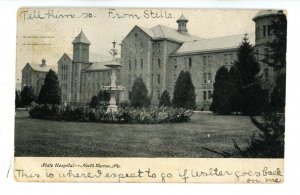 PA - North Warren. State Hospital ca 1906  (crease)