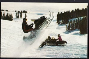 41320) Utah SANPETE COUNTY Snowmobilers - Chrome
