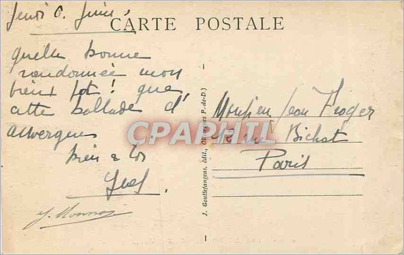 Old Postcard La Bourboule General view