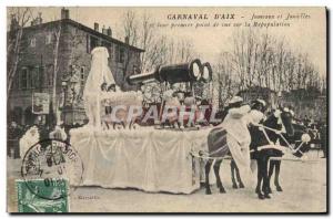 Old Postcard Carnival & # 39Aix Twin and Twin and their first view of the Rep...