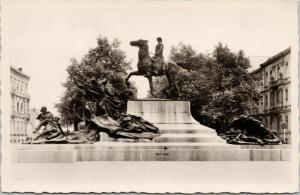 King Albert Monument Anvers Antwerp Belgium Unused Real Photo Postcard D73