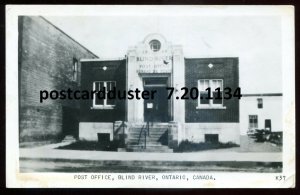 h4061 - BLIND RIVER Ontario 1950s Post Office. Real Photo Postcard
