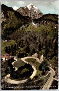 KesselbergopaBstrabe Gegen Herzogstand Germany Mountain & Roadway Postcard