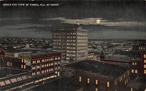 Bird's Eye View of Tampa, FL, USA by Night Florida