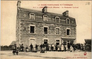 CPA AK COSQUEVILLE - Le Restaurant Lefevre (633376)