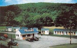 Duquette Bros. Motel Restaurant Cabins - Williamstown, Massachusetts MA Postcard