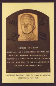 Hugh Duffy Baseball Hall Fame Post Card 3280