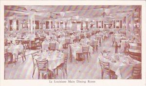 Louisiana New Orleans Main Dining Room Interior La Louisiane Restaurant