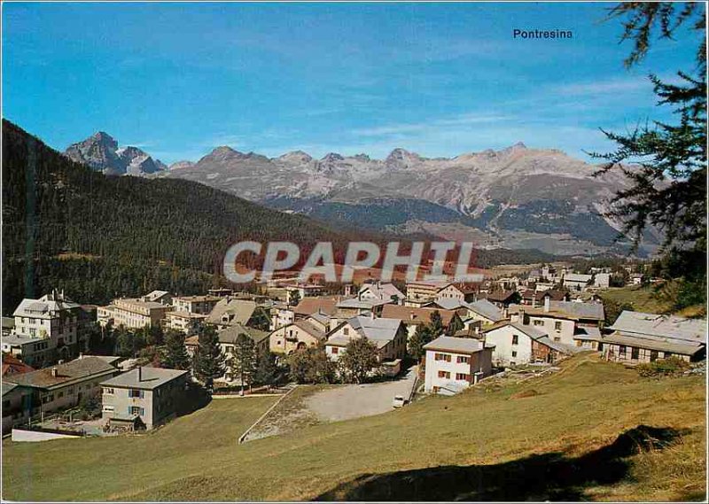 Modern Postcard Pontresina