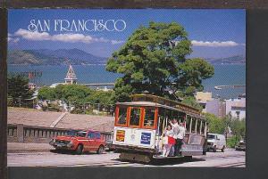 Cable Car San Francisco CA Postcard BIN E591