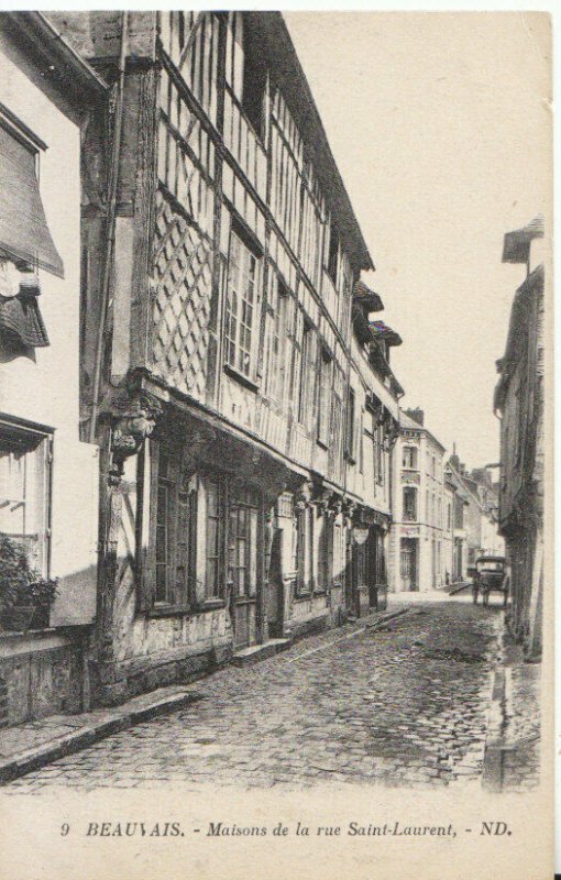 France Postcard - Beauvais - Maisons De La Rue Saint-Laurent - Ref TZ6091