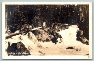 RPPC   British Columbia  Canada  Yoho Valley  Real Photo Postcard  c1930