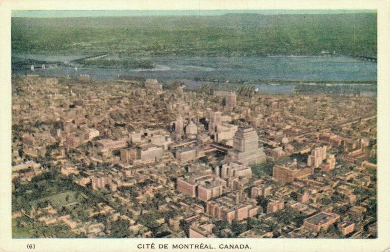 Canada Cité De Montreal Canada Vintage Postcard 02.96