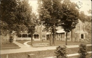 Coudersport PA Pennsylvania AASR Cathedral c1920 Real Photo Postcard