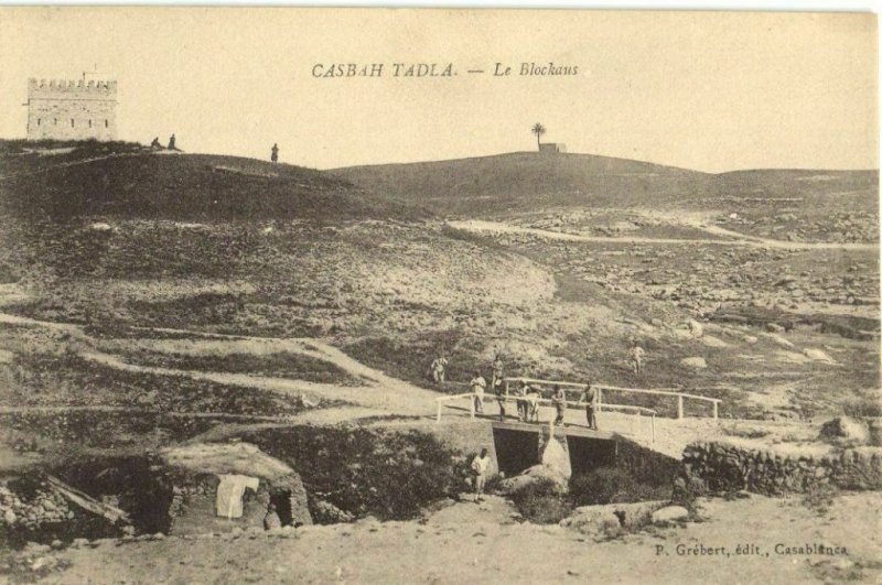 CPA AK MAROC Casbah-TADLA Le Blockhaus (23910)