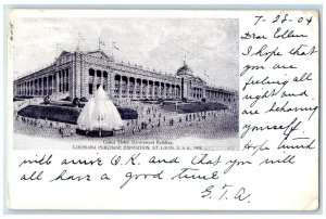 1904 World's Fair United States Government Building St. Louis MO Postcard