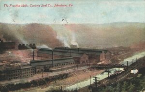 USA The Franklin Mills Cambria Steel Co. Johnstown Pennsylvania Postcard 04.18