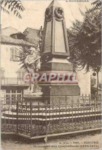 Old Postcard Issoire Monument to Comabattants