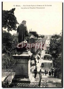 Old Postcard Blois Denis Papin Street and Avenue of St Gervais View from the ...