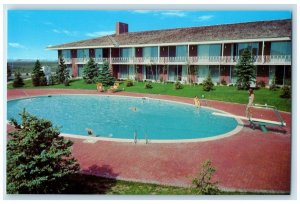 c1960s Holding's America's Travel Center Little America Wyoming WY Pool Postcard