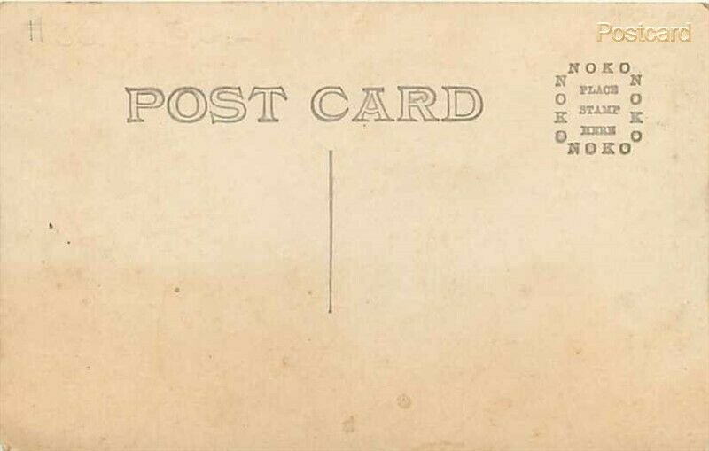 KS, Anthony, Kansas, Lincoln School, RPPC