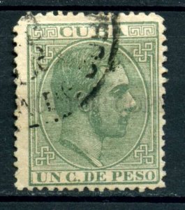 509365 CUBA 1882-87 year king Alfons XII definitive stamp