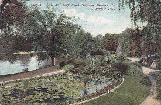 Ohio Dayton Lake And Lilly Pond National Military Home 1907