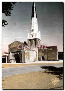 Old Postcard Ile De Re Ars RE The church and its steeple Characteristic