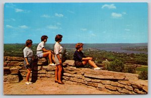 Carrollton Kentucky~Obervation Point General Butler Park~Vintage Postcard