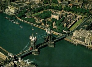 England London Tower Of London Air View